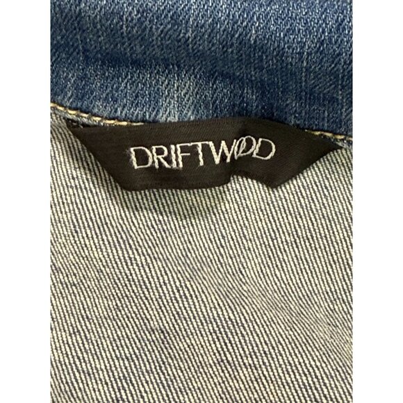 Free People x Driftwood Neptune Embroidered Denim Jumpsuit XS - Picture 6 of 16